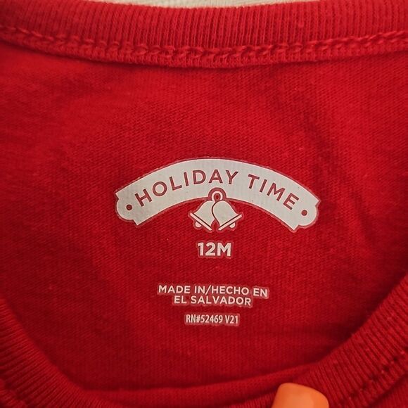 Holiday Time Baby Girl Bundle Pack Christmas Sweater And Blanket 12 Months Red - Picture 4 of 16